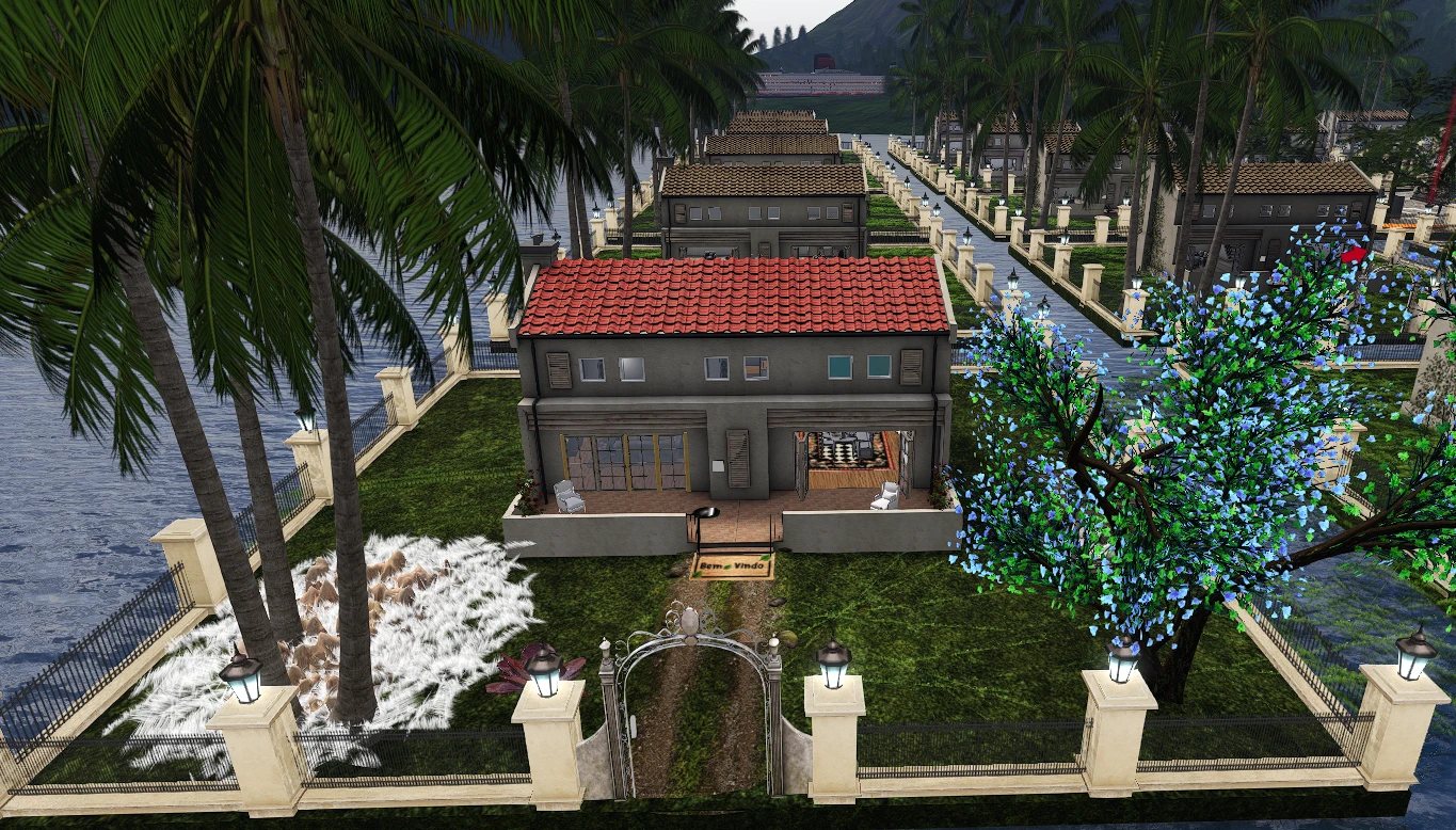 Ilha Comunidade: uma das casas
